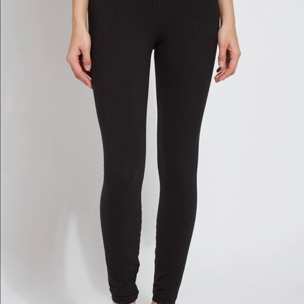 Lysse Flattering Cotton Leggings NWT Black Ankle - Picture 2 of 8